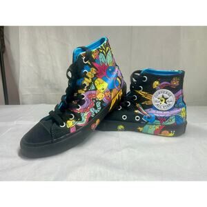 Converse Chuck Taylor All Star high-top "graffiti notebook" Youth Size 2